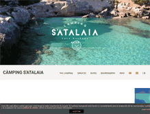Tablet Screenshot of campingsatalaia.com